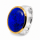 Ring Lapis Lazuli teilvergoldet 5µ