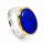 Ring Lapis Lazuli teilvergoldet 5µ