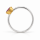 Ring Turmalin teilvergoldet 5µ