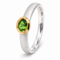 Ring Turmalin teilvergoldet 5µ