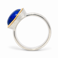 Ring Lapis Lazuli teilvergoldet 5µ