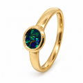 (VERKAUFT) Ring Boulder Opal 1,2ct 585er Gold (2,1g)