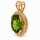Anhänger Turmalin 9,4ct, Diamant 0,27ct 585er Gold (4,1g)