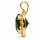 Tourmaline Pendant, 9.4 ct, Diamond, 0.27 ct, 585 Gold (4.1 g)