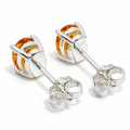 Citrine Stud Earrings