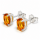 Boucles doreilles en citrine