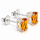 Ohrstecker Citrin