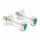Emerald stud earrings