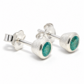 Ohrstecker blauer Zirkon