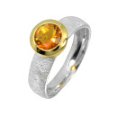 Ring Feueropal vergoldet 5&micro;
