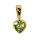 Anhänger Peridot vergoldet 5µ
