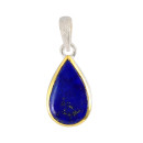 Anh&auml;nger Lapis Lazuli - vergoldet 5&micro;