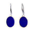 Ohrh&auml;nger Lapis Lazuli vergoldet 5&micro;