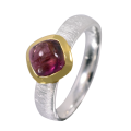 Ring Turmalin teilvergoldet 5µ