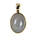 Pendentif pierre de lune plaqué or 5µ