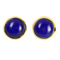 Ohrstecker Lapis Lazuli - vergoldet 5µ