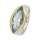 Ring Aquamarin teilvergoldet 5µ