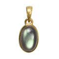 Pendentif labradorite plaqué or 5 µ