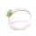 Ring Edelopal teilvergoldet 5µ