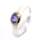 Ring tanzanite partlygold-plated 5µ