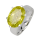 Ring lemon quartz