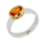 Ring Madaringranat, teilvergoldet 5µ