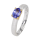 Ring tanzanite partlygold-plated 5µ