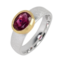 Ring Turmalin teilvergoldet 5µ
